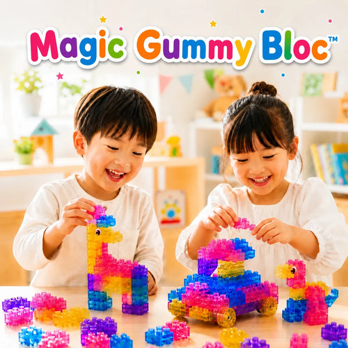 つくる力が育つ、ぷにぷに知育ブロック｜MAGIC GUMMY BLOC™