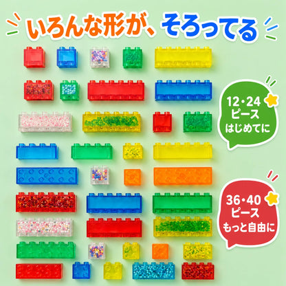 中身が見える、キラキラ知育ブロック ― 触ってぷにぷに｜JELLY BLOCKS™