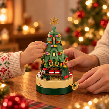 親子で組み立てるクリスマスツリー